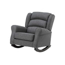 Fabien Rocking Chair, Gray Fabric Acme