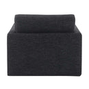 Frederick Swivel Chair w/Pillow, Dark Gray Fabric Acme
