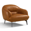 Leonia Chair, Cognac Leather Acme
