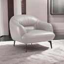 Leonia Chair, Taupe Leather Acme