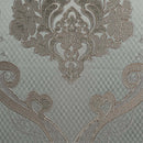 Miliani Chair w/Pillow, Fabric & Antique Bronze Finish Acme