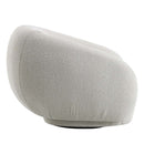 Isabel Chair w/Swivel, Beige Boucle Acme