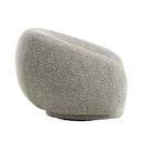 Isabel Chair w/Swivel, Brown Boucle Acme