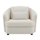 Mariko Chair w/Pillow, Beige Linen Acme