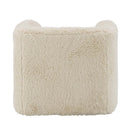 Upendo Chair w/Swivel, Beige Linen Acme