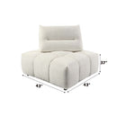 Loanna Modular - Wedge, Beige Linen Acme