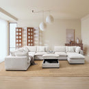 Marisa Modular Armless Chair, Beige Boucle Acme