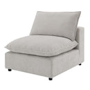Marisa Modular Armless Chair, Beige Boucle Acme