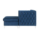 Jaszira Modular - Chaise, Blue Velvet Acme