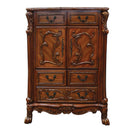 Dresden 5 Storage Drawers Chest, Cherry Oak Finish Acme