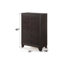 Madison 5 Storage Drawers Chest, Espresso Finish Acme