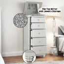 Maverick Lingerie 5 Storage Drawers Chest, Platinum Finish Acme