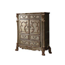 Dresden 5 Storage Drawers Chest, Gold Patina & Bone Finish Acme