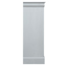 Louis Philippe 5 Storage Drawers Chest, Platinum Finish Acme