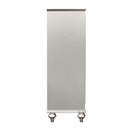 Kaitlyn 5 Storage Drawers Chest, Champagne Finish Acme