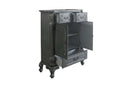 House Delphine 3 Storage Drawers Chest, Charcoal Finish Acme