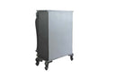 House Delphine 3 Storage Drawers Chest, Charcoal Finish Acme