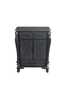 House Delphine 3 Storage Drawers Chest, Charcoal Finish Acme