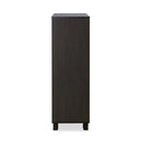 Eloy 5 Storage Drawers Chest, White & Espresso Finish Acme