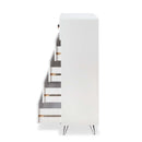 Elms 5 Storage Drawers Chest, White Finish Acme