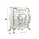 Vanaheim 5 Storage Drawers Chest, Antique White Finish Acme