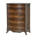 Devany 5 Storage Drawers Chest, Cherry Finish Acme