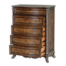 Devany 5 Storage Drawers Chest, Cherry Finish Acme