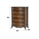 Devany 5 Storage Drawers Chest, Cherry Finish Acme