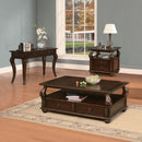 Amado Rectangular Coffee Table , Walnut Finish Acme