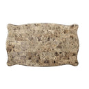 Shalisa Rectangular Coffee Table , Marble Top & Walnut Finish Acme