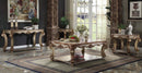 Vendome Rectangular Coffee Table, Gold Patina Finish Acme