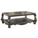 Versailles Rectangular Coffee Table , Antique Platinum Finish Acme