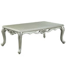 Qunsia Rectangular Coffee Table , Champagne Finish Acme