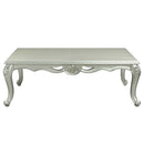 Qunsia Rectangular Coffee Table , Champagne Finish Acme