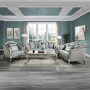 Qunsia Rectangular Coffee Table , Champagne Finish Acme