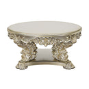 Sorina Round Coffee Table, Antique Gold Finish Acme