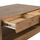 Harlan Rectangular Occasional Table , Brown Finish Acme