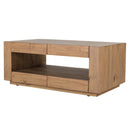 Harlan Rectangular Occasional Table , Brown Finish Acme