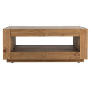 Harlan Rectangular Occasional Table , Brown Finish Acme
