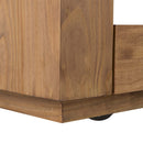Harlan Rectangular Occasional Table , Brown Finish Acme