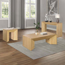 Harold Rectangular Coffee Table , Brown Finish Acme