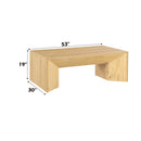 Harold Rectangular Coffee Table , Brown Finish Acme