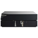 Drisana Rectangular Coffe & End Table , Black Mirrored Finish Acme