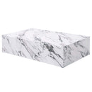 Fritzy Square Coffee Table, Engineered Stone Finish Acme