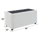 Marisa Modular Console, Beige Boucle Acme