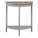 Justino Console Table, Natural Oak & Gray Finish Acme