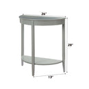 Justino Console Table, Gray Finish Acme