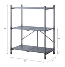 Cordelia Console Table, Sandy Black, Dark Bronze Hand-Brushed Finish Acme