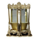 Desiderius Curio, Antique Gold & Hand-Painted Brown Finish Acme
