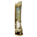 Desiderius Curio, Antique Gold & Hand-Painted Brown Finish Acme